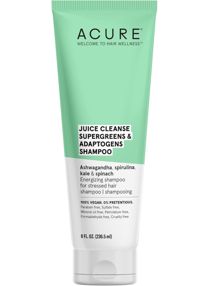 Acure Juice Cleanse Supergreens & Adaptogens Shampoo, 8 fl oz - Image 1